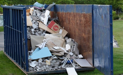 Professional team clearing construction debris in Berkhamsted